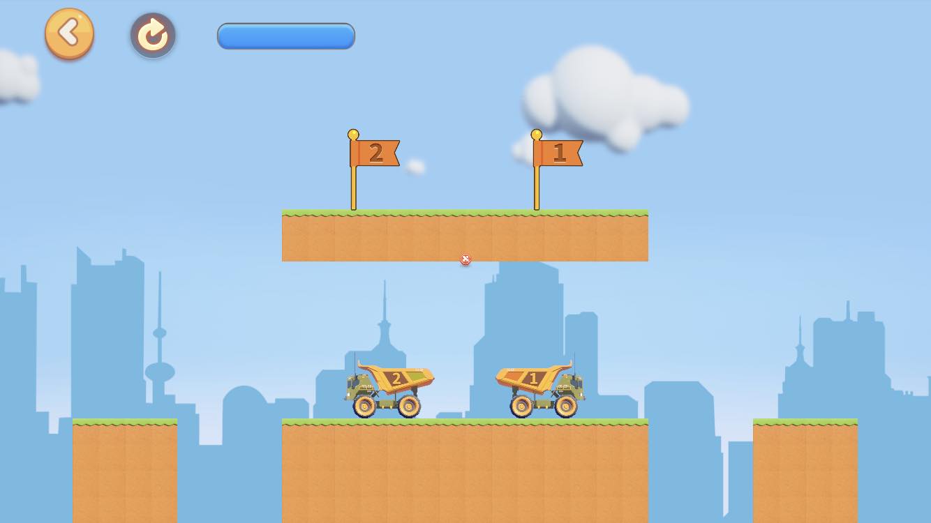 Build Master 的畫線搭橋遊戲畫面