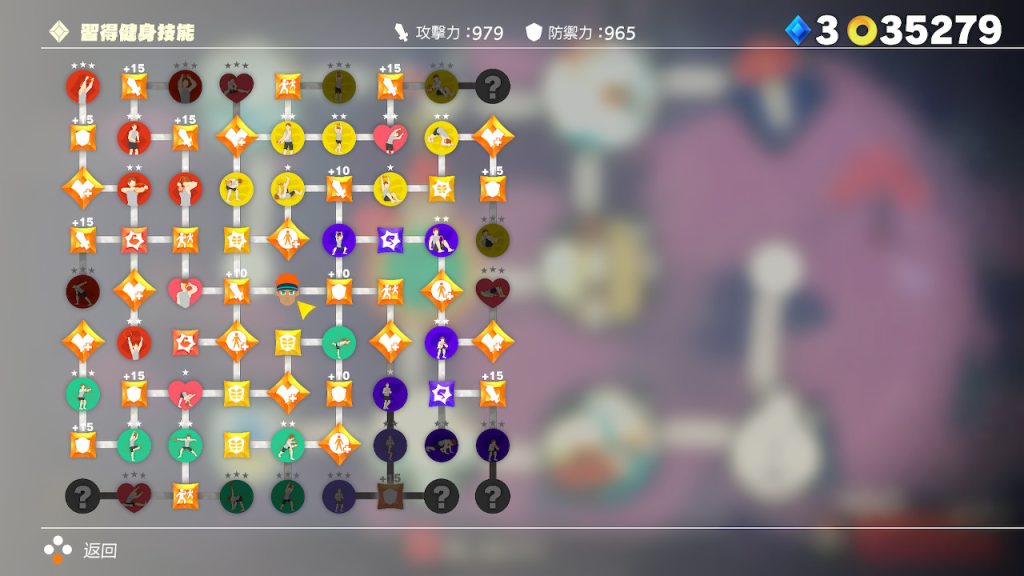 SWITCH 健身環大冒險 健身技能清單
