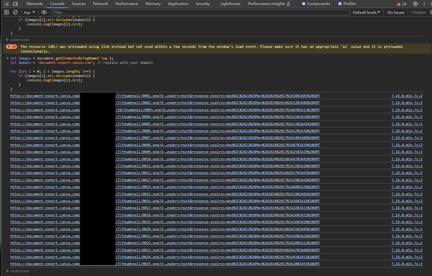 取得 Canva 簡報的各頁縮圖